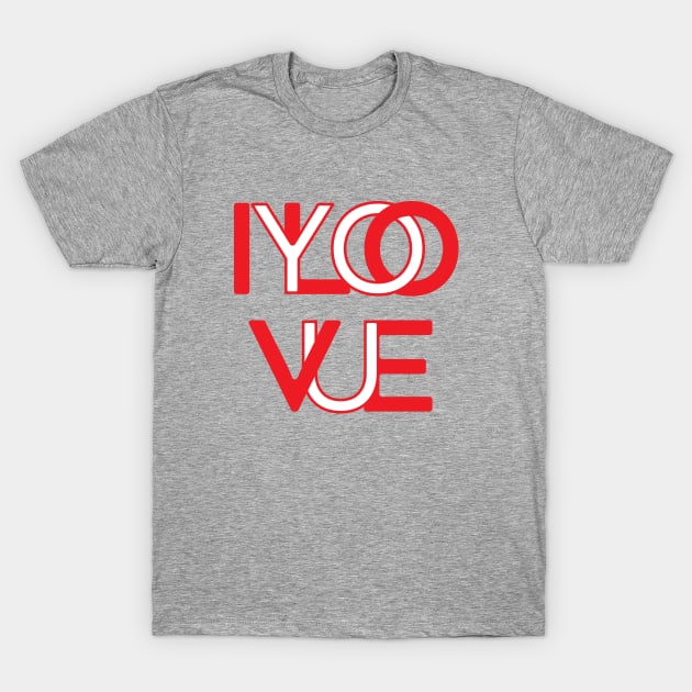 I Love You T-Shirt by Mia_Valdez